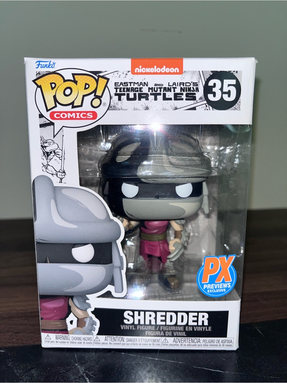 Funko Pop! Shredder Vinyl Figure - Gray, Purple & Black